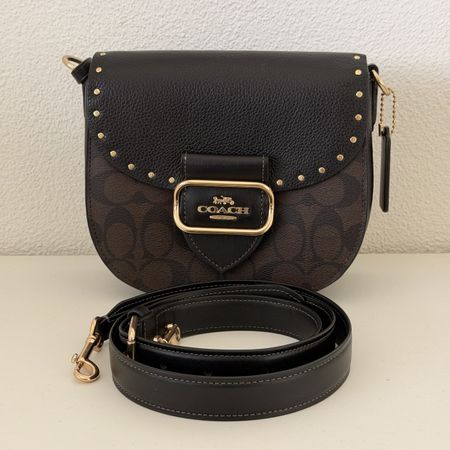 COACH Morgan Saddle Bag Signature Canvas