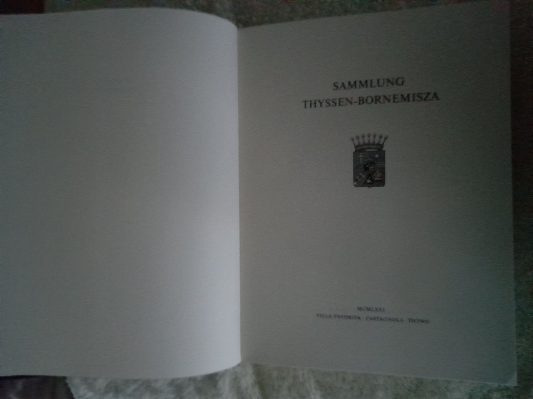 Libri: SAMMLUNG THYSSEN BORNEMISZA - Verzeichnis der Gemälde - Text – Usato da Cademario venduto da gia_5q8y 2