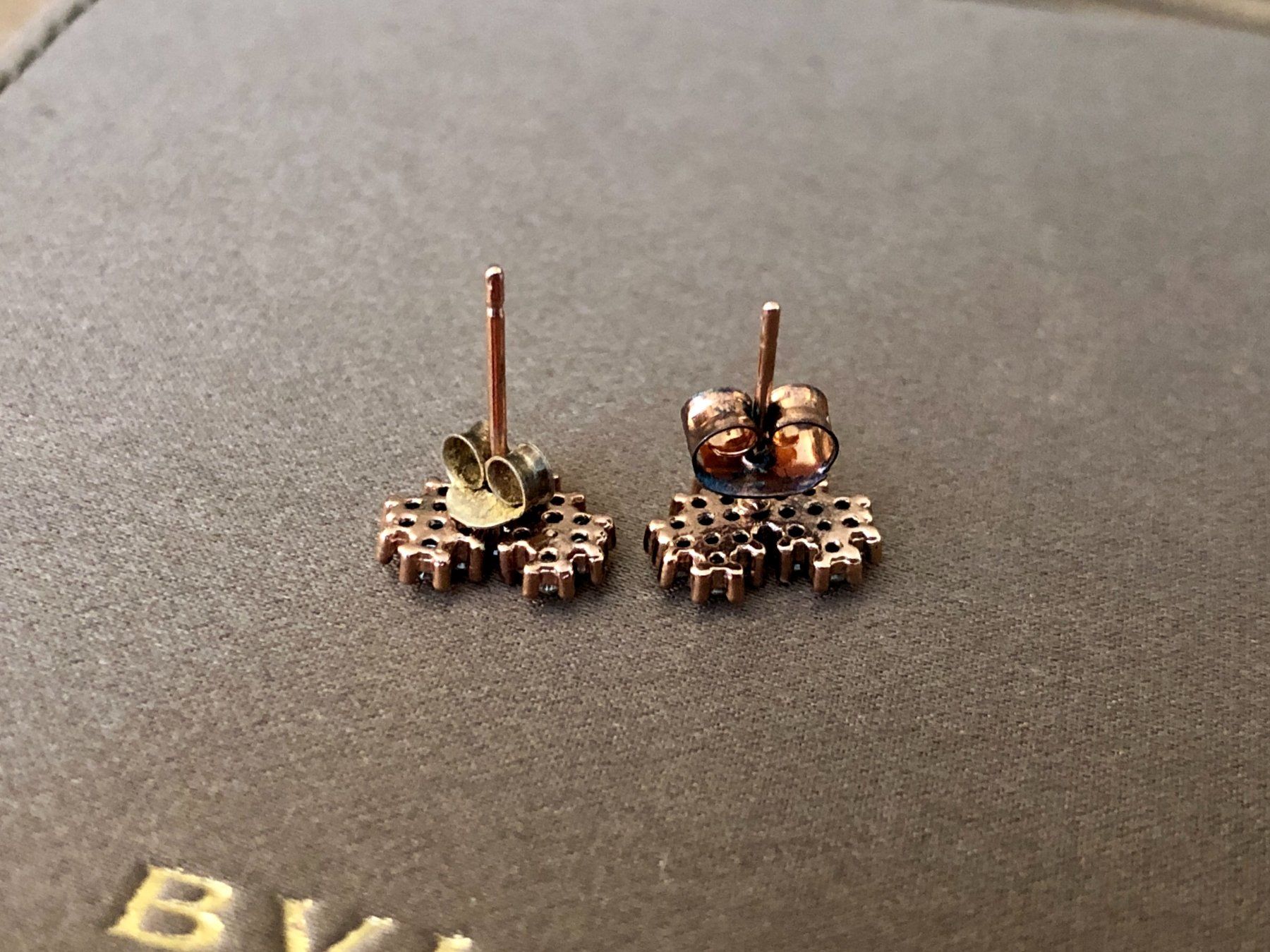 Ohrringe & -stecker: Ohrringe Ohrstecker Pixel Herz rosé mit Strass – Gebraucht aus Berg am Irchel von Zweiti_Chance 3