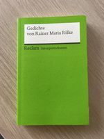 Gedichte von Rainer Maria Rilke Reclam Interpretationen