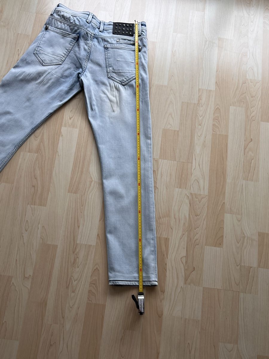 Jeans: Philippe Plein Jeans, hellblau – Usato da Winterthur venduto da ChicMarkt 5