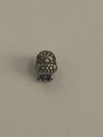 Pandora Charm Eule/vogel 925 Silber mit blauen Steinen!