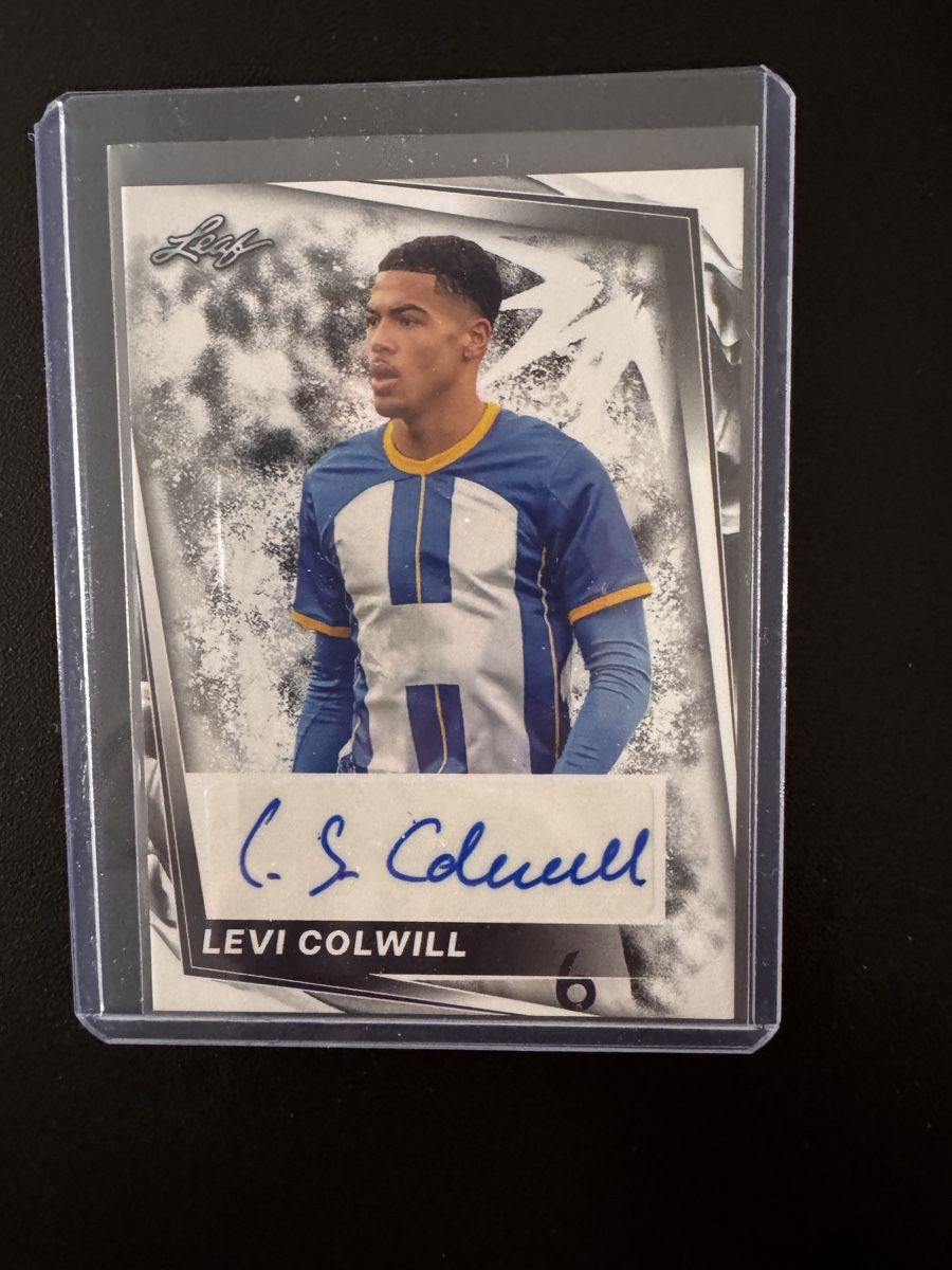 Sammelbilder & Trading cards: Levi Colwill Autogramm Leaf – Neu (gemäss Beschreibung) aus St. Moritz von PauloM98