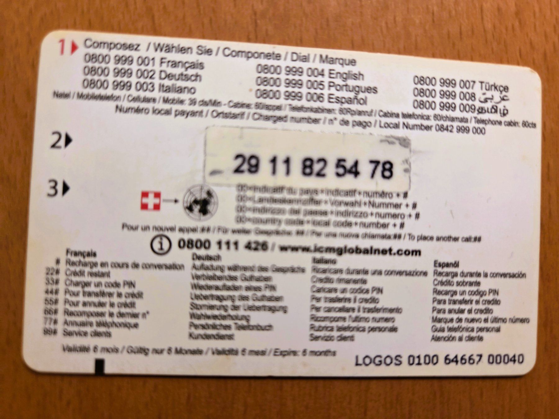 Schede telefoniche: PREPAID - SCHWEIZ – Usato da Brüttisellen venduto da Nighttrain 1