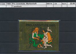 1985 Pro Juventute, Markenheftchen, ** postfrisch