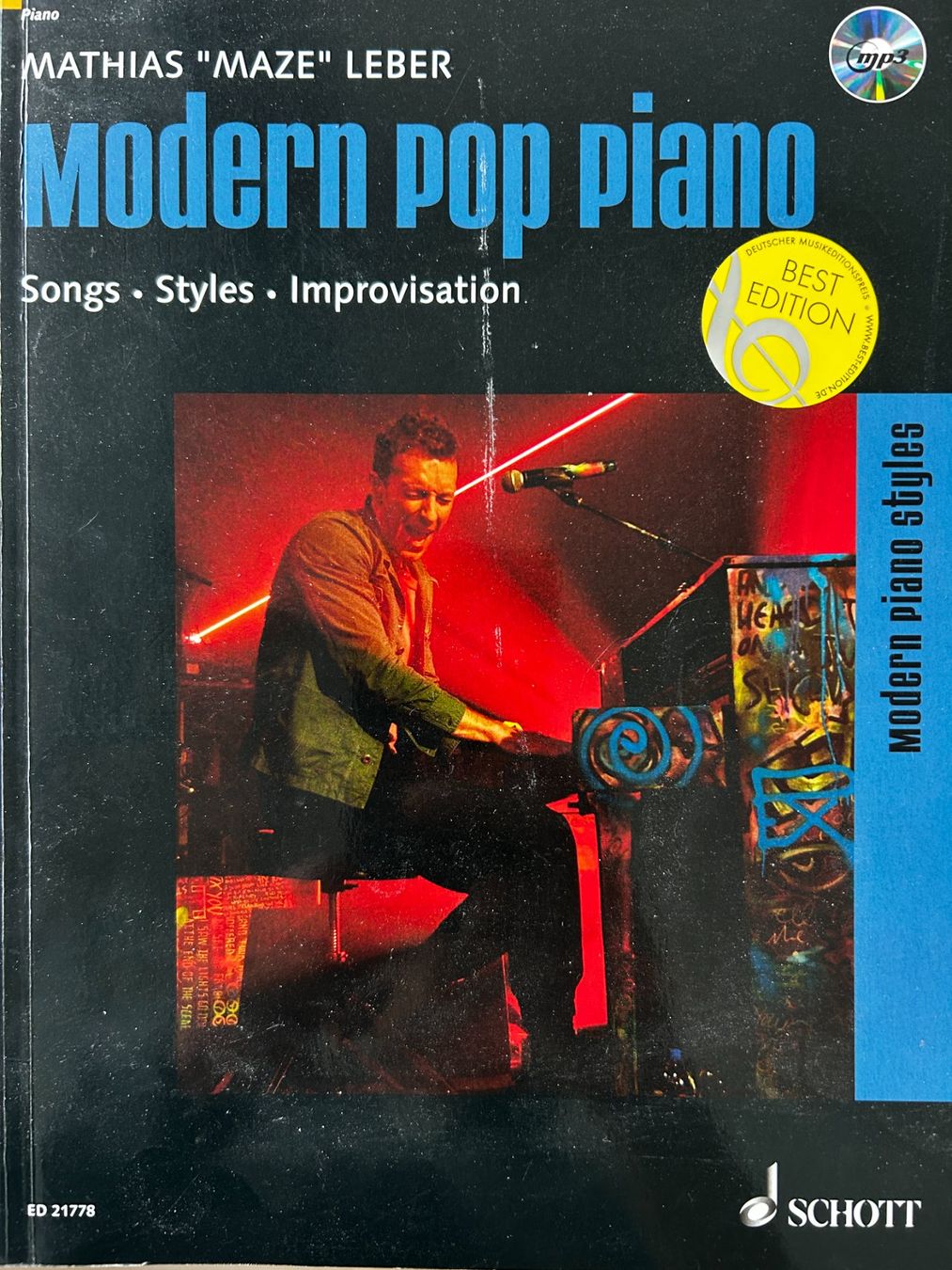 Livres: Musikbuch Mathias Leber Modern pop piano Schott – D'occasion à Bern par arwori