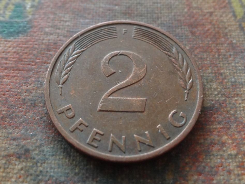 Alle Münzen: DEUTSCHLAND 2 Pfennig 1982 – Gebraucht aus Romanel-sur-Lausanne von Swift13 1