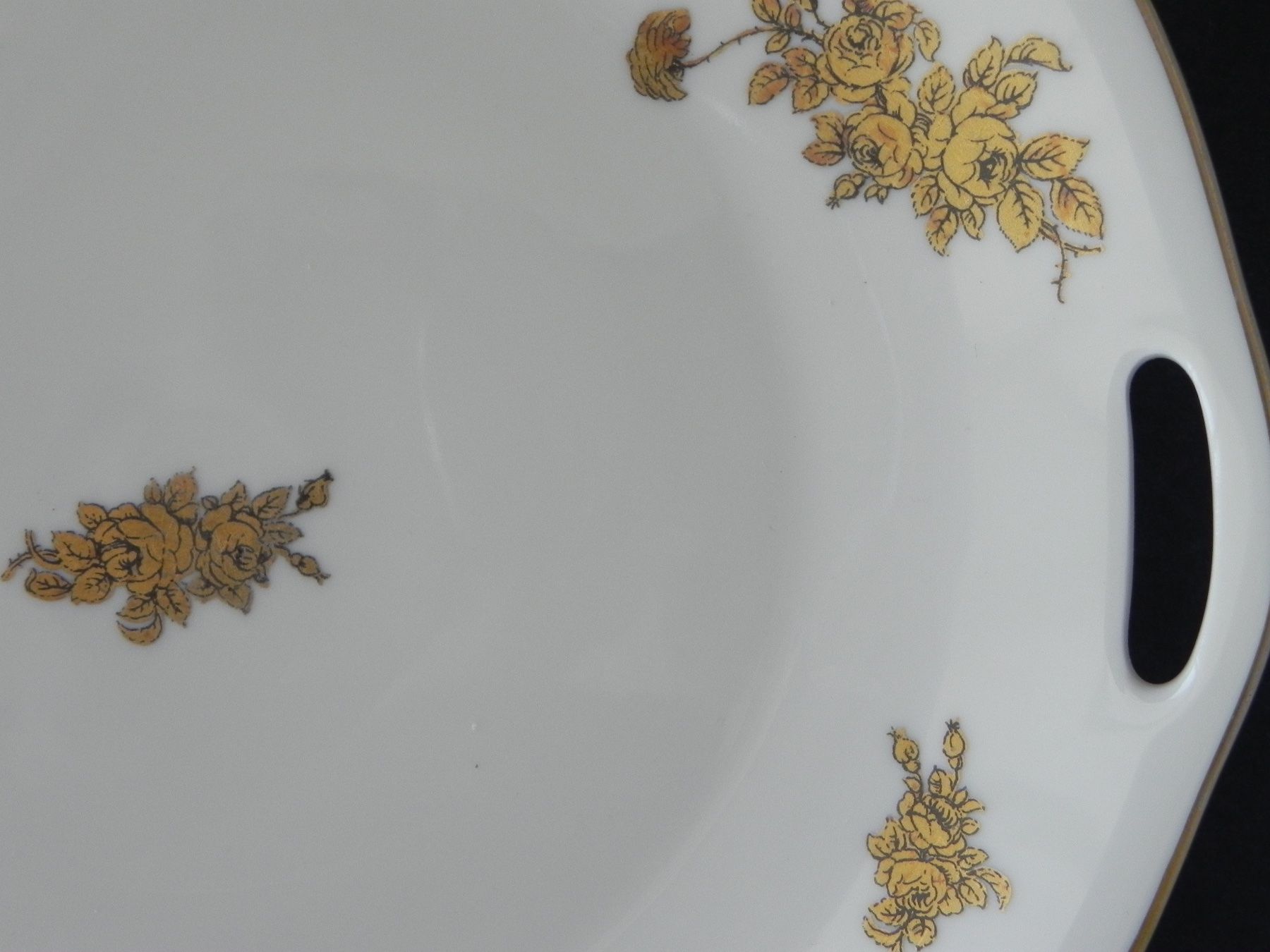 Servierplatten: Schale / Platte mit Golddekor von Langenthal 1961 – Gebraucht aus Zürich von LodgE-21 1