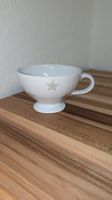 Tasse von IB LAURSEN, weiss mit grauen Sternen, neu