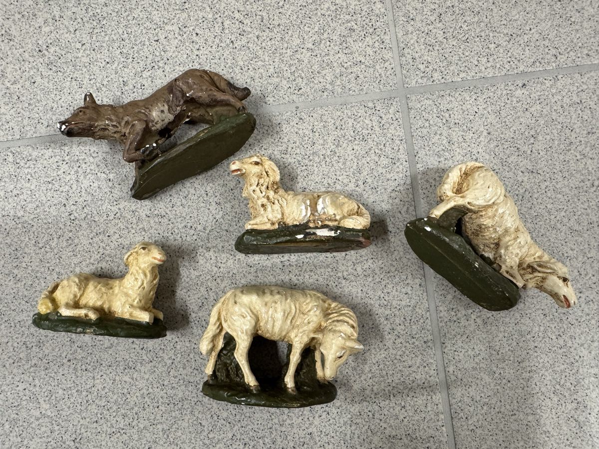 Statuette: Krippenfiguren Keramik,20-teilig – Usato da Felsberg venduto da kat_v2cm 2