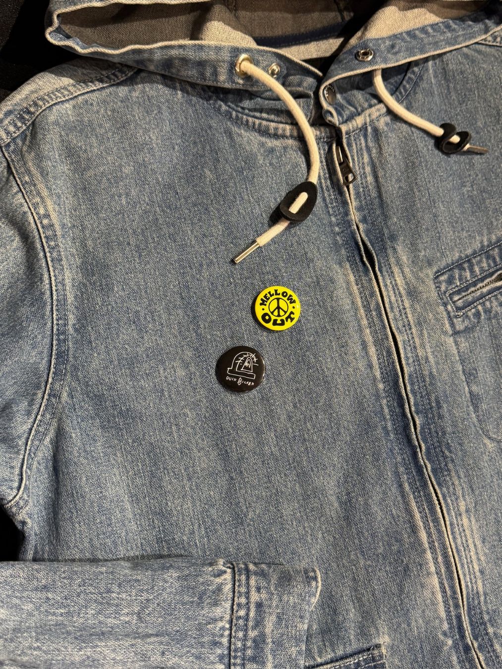 Quiksilver Jacken: QUIKSILVER DENIM HOODED JACKET SZ: S – Gebraucht aus Cortaillod von Stay_Alive_vintage 5