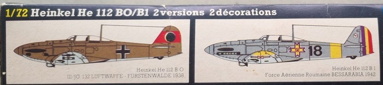 Heller Modellbausätze & Standmodelle: 1/72 Heller He 112 B (240) – Gebraucht aus Grand-Lancy von LFW 3