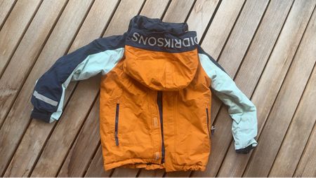 Didriksons Skijacke orange Grösse 104 
