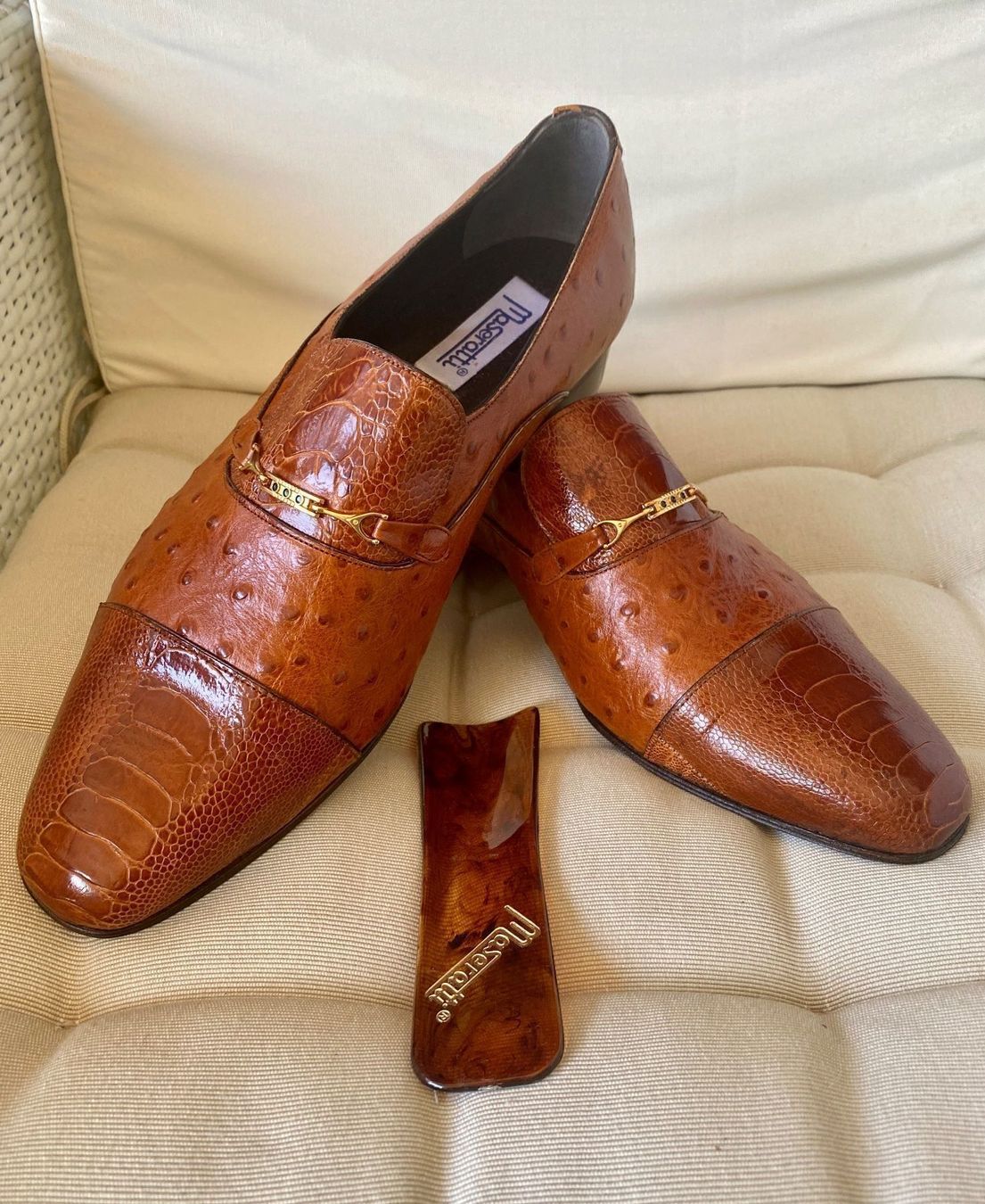 Herrenschuhe: Moccasin Ostrich leather handmade NEW!!! – Neu (gemäss Beschreibung) aus Zürich von NNK28 6