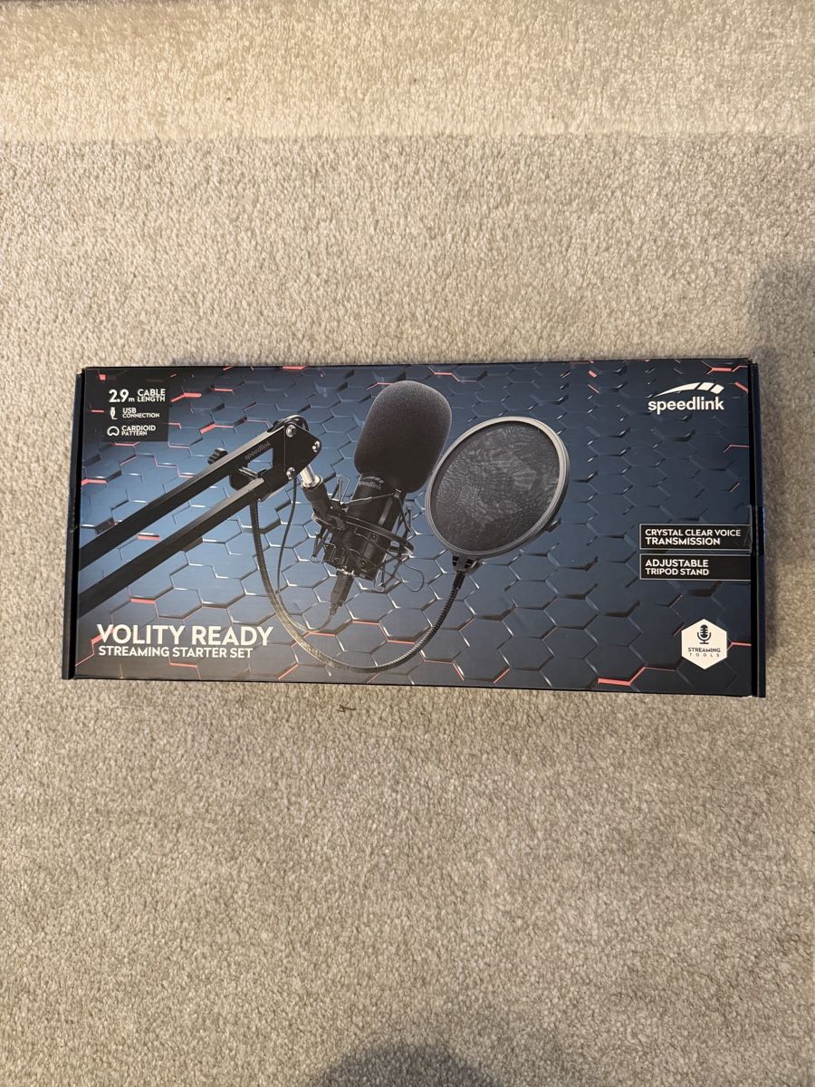 Microfoni: Speedlink volity ready streaming starter set – Nuovo e nell'imballaggio originale da Fahrweid venduto da Detjon_Bibaj