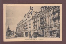 LAUSANNE - Palace - Auto - 1924