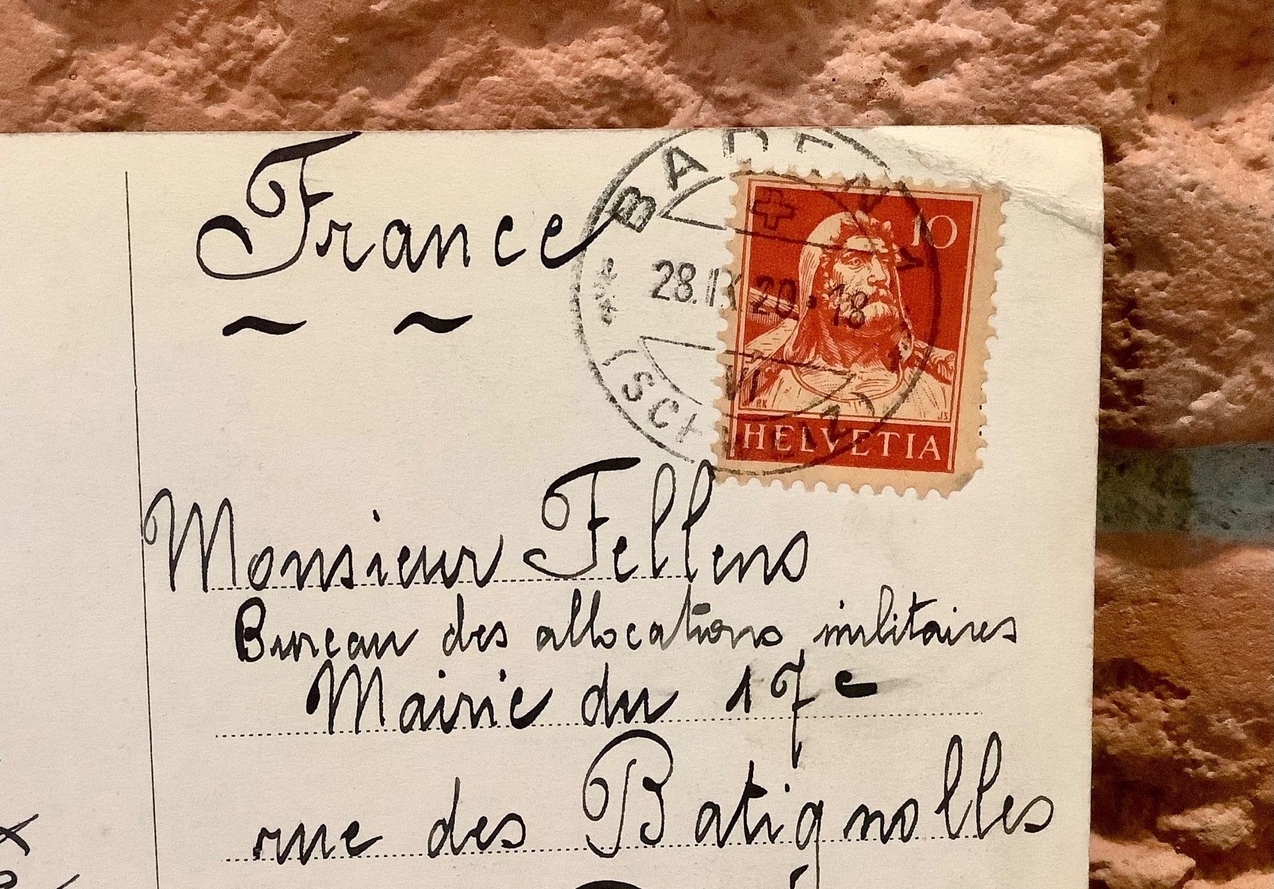 Cartoline postali: 1920 - BADEN - Gesamtansicht – Usato da Root venduto da ENGLAND-TREASURES 3