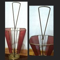 Vintage Schirmständer, Messing,Wagner/Keller 1950er Jahre ♡