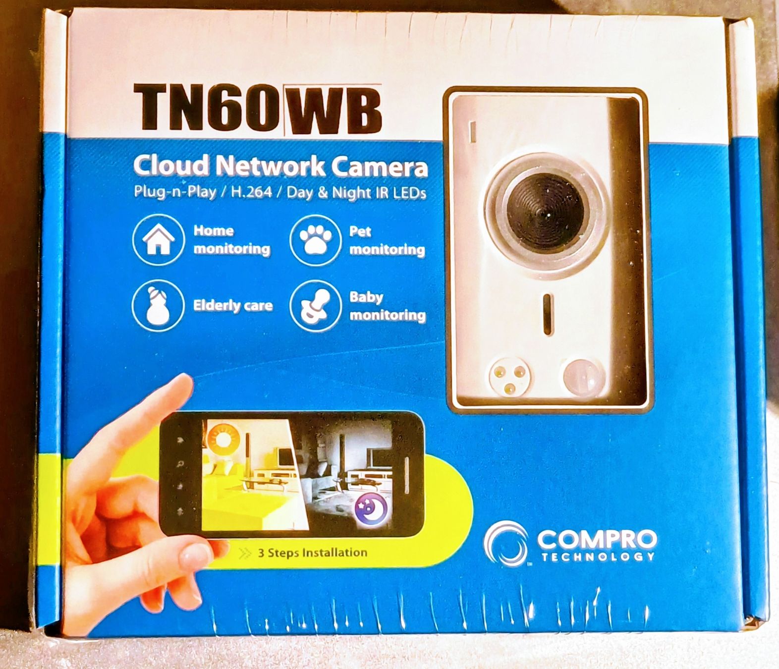 Sistemi d'allarme: 2x COMPRO - TN60WB - Cloud Network Camera - NEU & OVP !!! – Nuovo e nell'imballaggio originale da Zürich venduto da Sashaaa