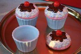 Keramik Cupcake Design 3er Set