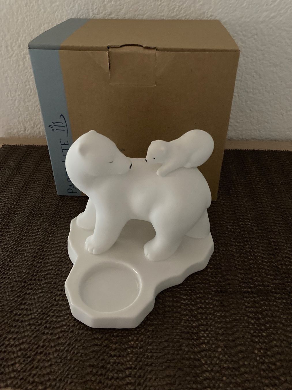 Partylite Kerzenständer: Teelichthalter Eisbärküsschen – Neu (gemäss Beschreibung) aus Neu St.Johann von har_f865