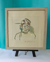 Jungen Portrait, passpartout, unleserlich signiert, datiert