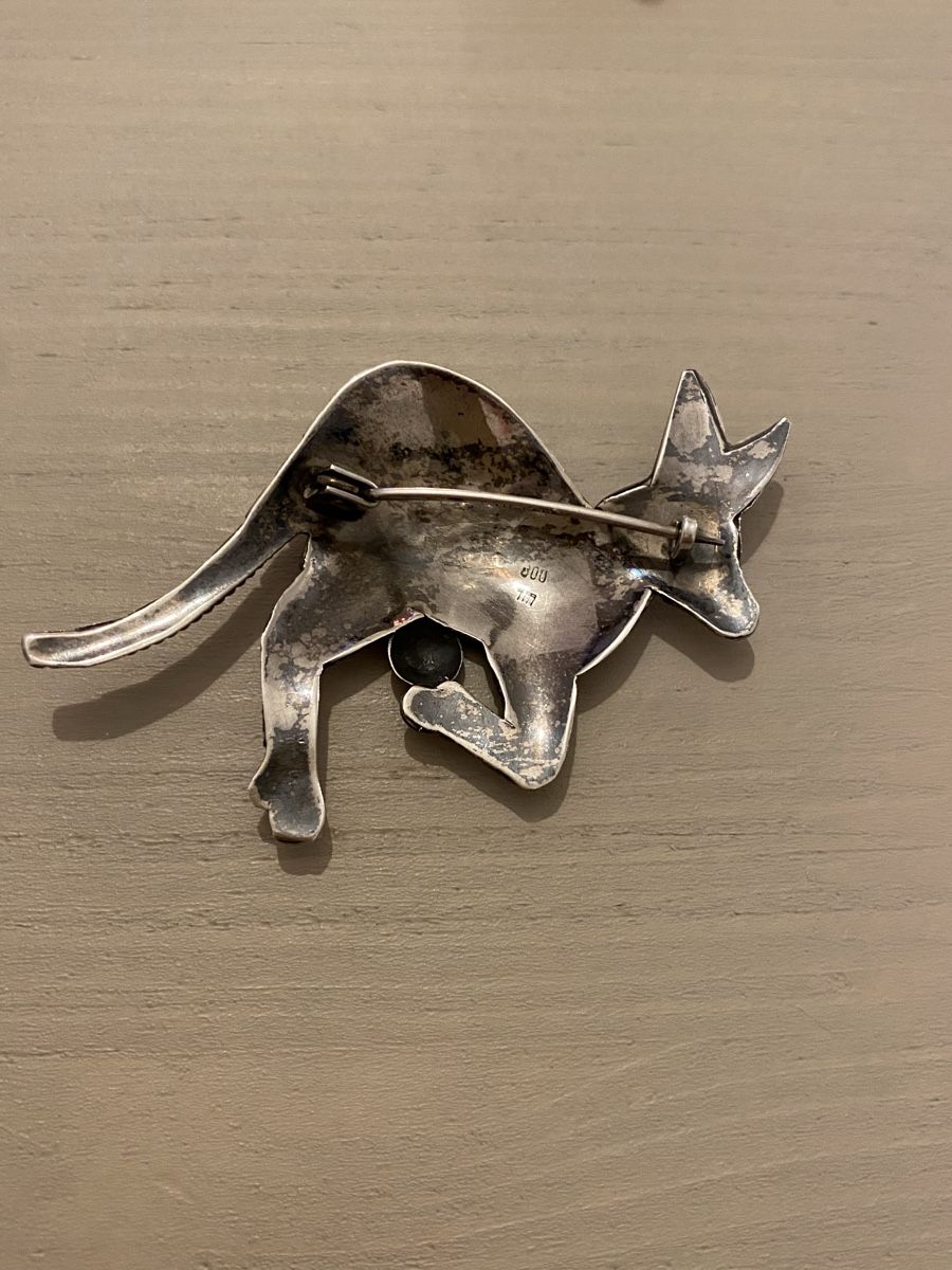 Spille & Fermagli: Känguru 🦘 Brosche 800 Silber – Usato da Birr venduto da Vintage-Liebhaber 4