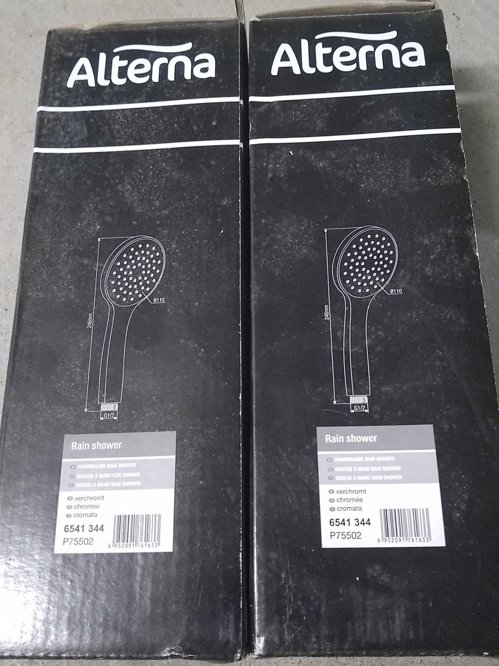 Alterna Duschbrausen: Alterna Regendusche Chrom, Modell 6541.344, Neu – Neu und originalverpackt aus Kesswil von mie_g89p 3