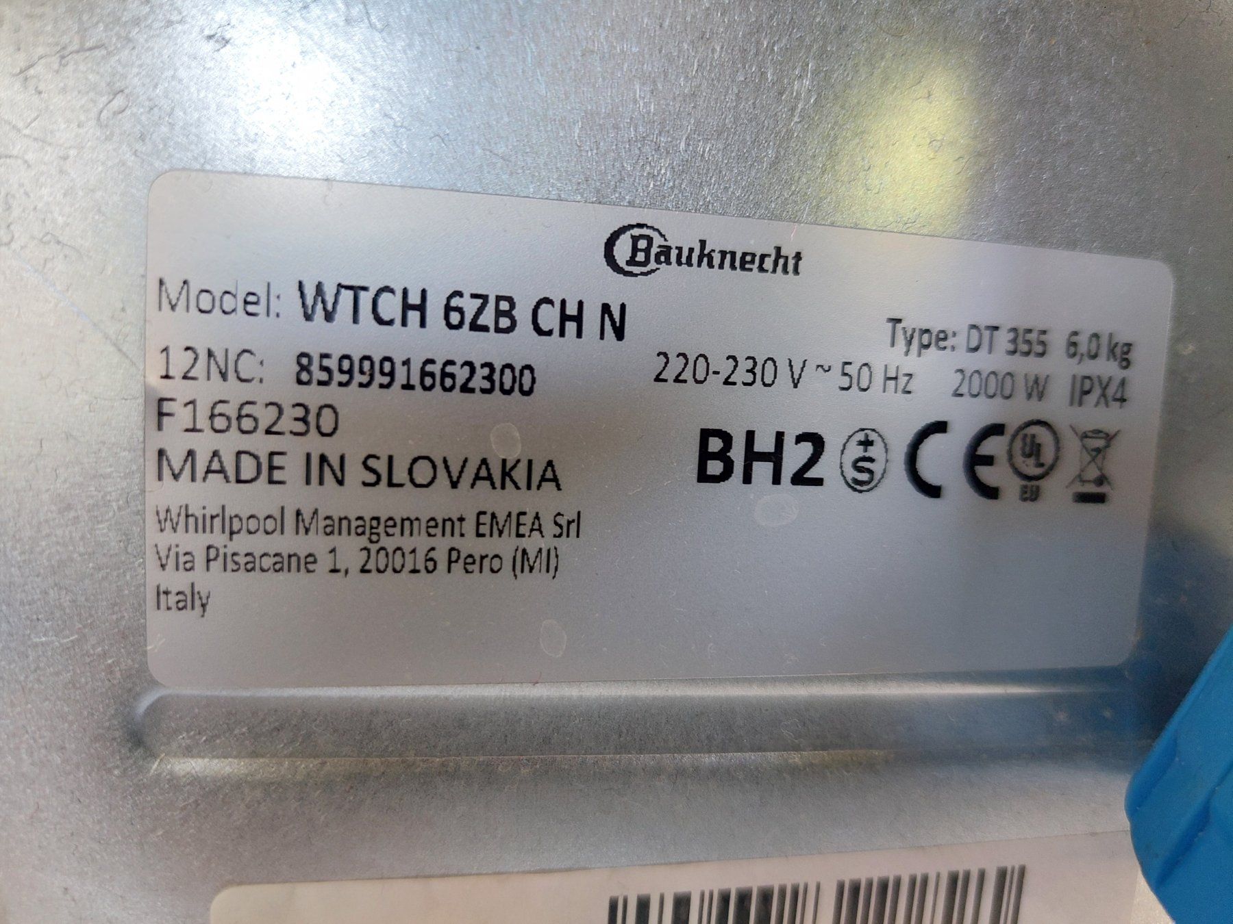 Bauknecht Lavatrici: Selten gebrauchte Waschmaschine  Top-Lader  einfach - bequem – Nuovo (secondo la descrizione) da Bülach venduto da UKW02 8