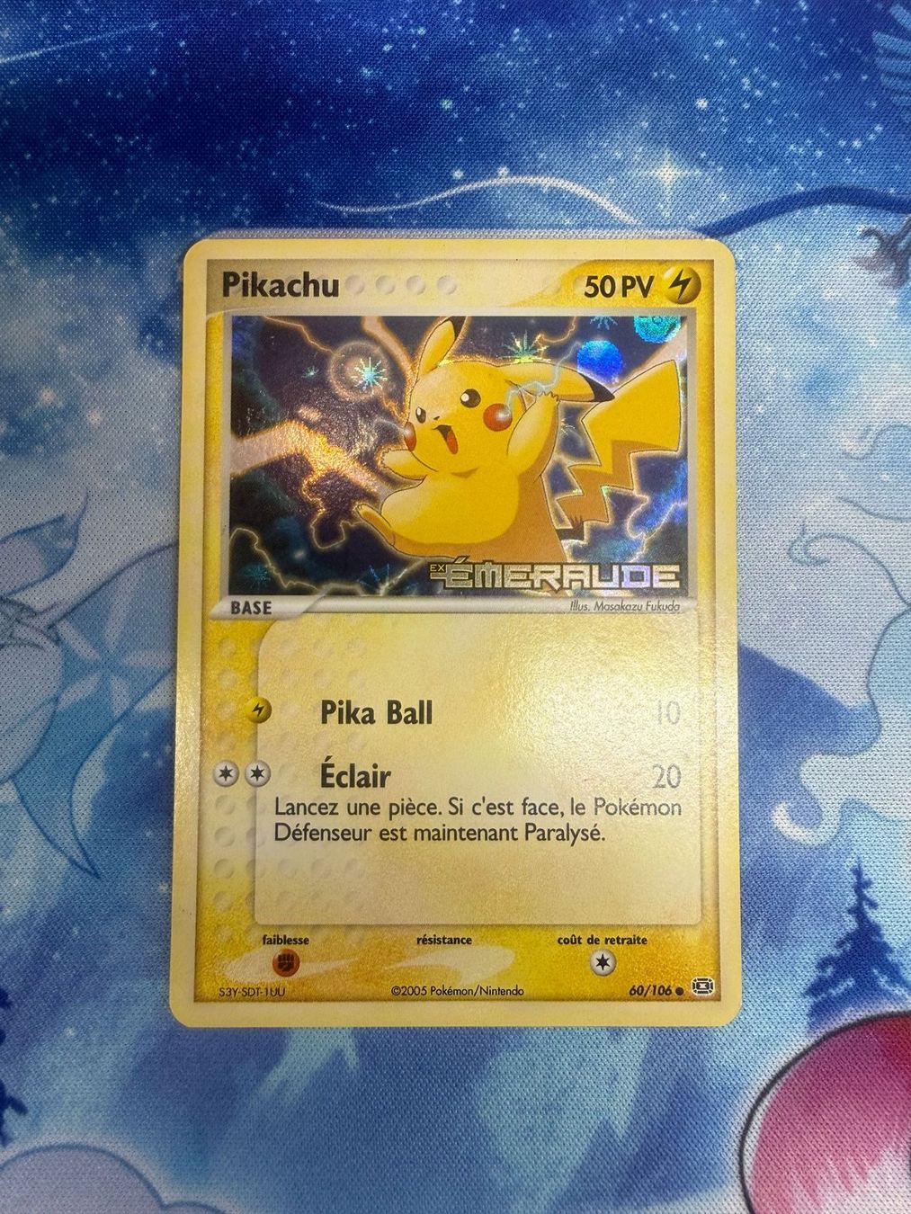 Pokémon Carte collezionabili: Pikachu Reverse Foil - Stamp - EX EM 60 FR – Nuovo (secondo la descrizione) da Courgenay venduto da ScamBoxOff