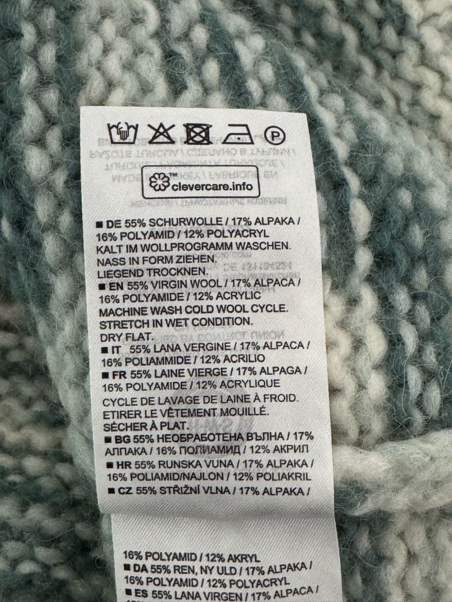 Maglioni & Felpe: Marc O‘Polo Responsible Wool Pullover, türkis, Grösse M/38 – Usato da Schaffhausen venduto da Alexli87 5
