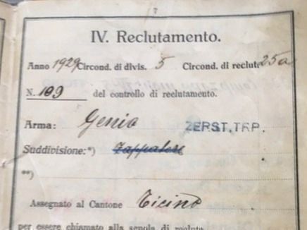 Libri: Libretto servizio 1926 – Usato da Morbio Inferiore venduto da Ecod 2