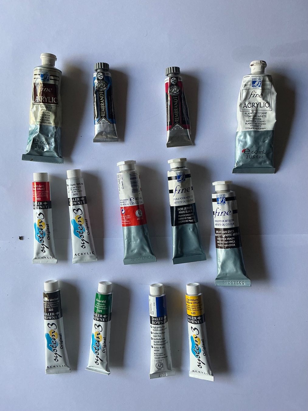 Colori: Verschiedene Farbtuben, Öl Acryl – Usato da Maur venduto da 20hcodracir11