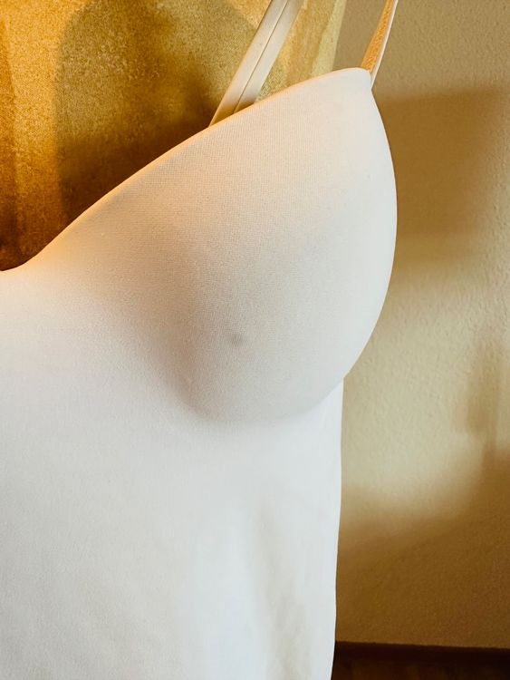 Hanro BH Top mit integriertem Cup Weiss gr. 70 A Kaufen auf Ricardo