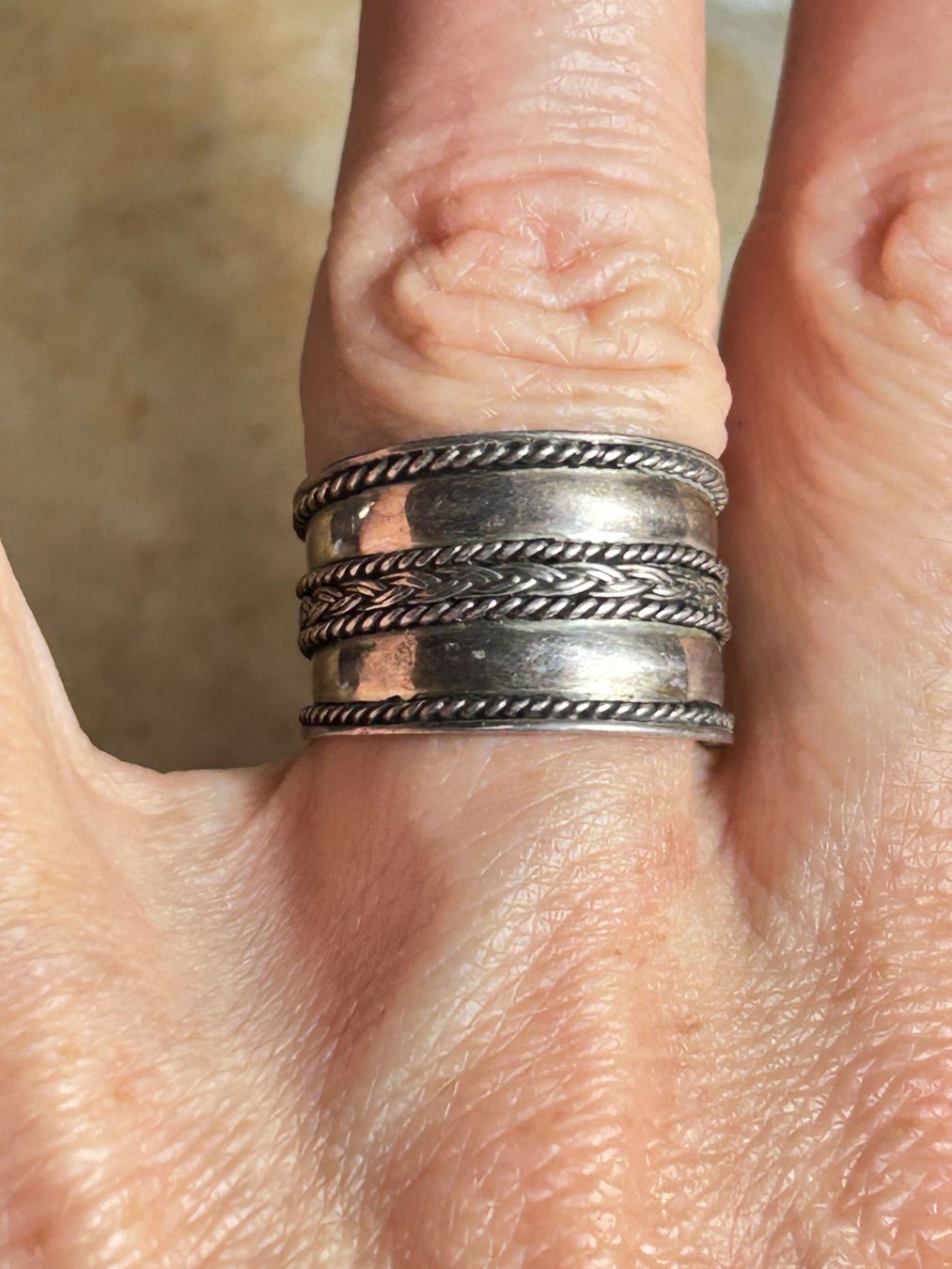 Anelli: Vintage Silberring römisch oder indisch (Grösse 58) – Usato da Laufen venduto da Bellebellezza 2