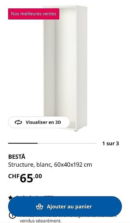 Scaffali: Étagère Besta – Usato da Genève venduto da tim_y27k