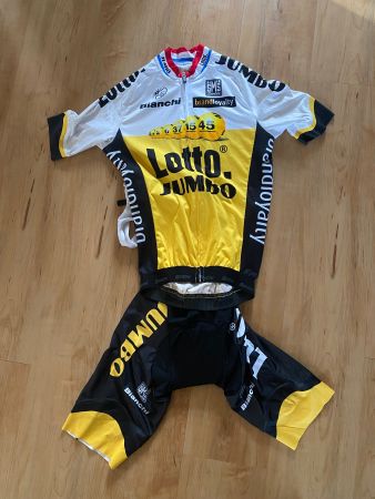 Lotto jumbo santini velotrikot hose set meister nl