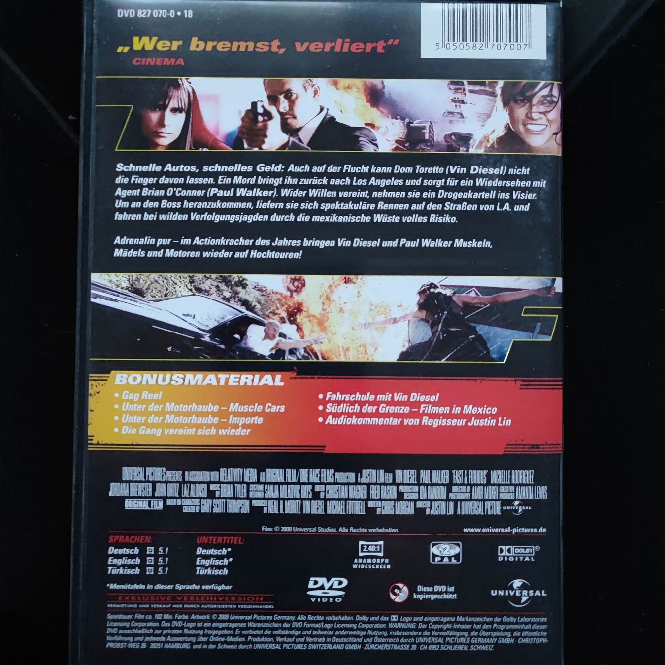 Tutti i DVDs: Fast & Furious DVD – Usato da Dübendorf venduto da kb86_MOVIE 1