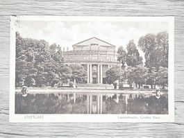 CL16 Carte Postale + Timbre Allemagne 1923