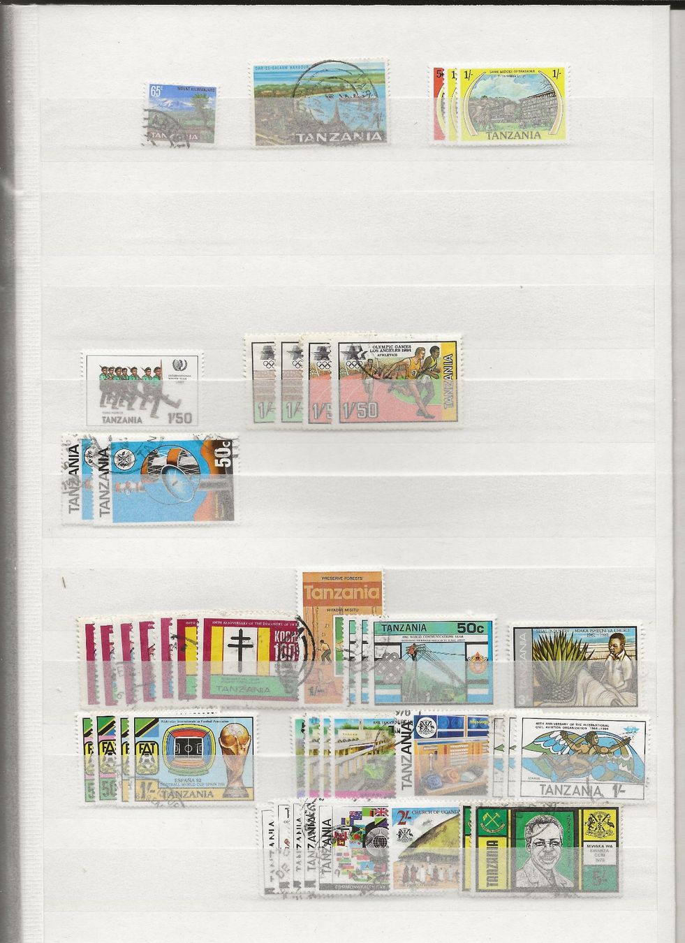 Alle Briefmarken: Marken Afrika RSA bis Tansania – Gebraucht aus Au ZH von xelagreb01 6