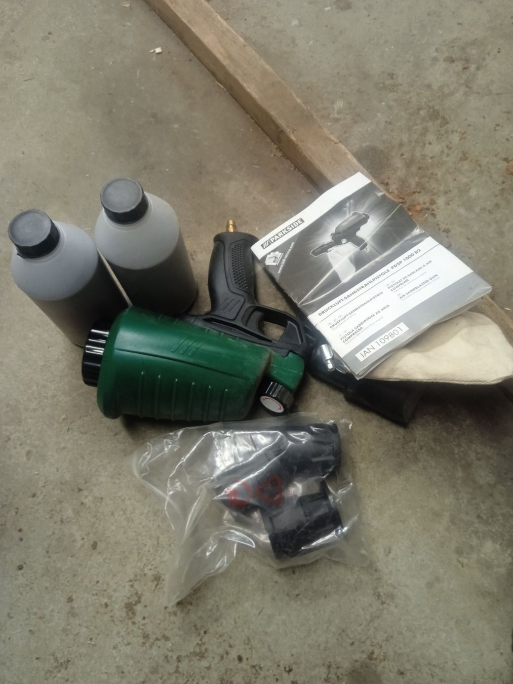 Parkside Tous les outils: Druckluft Sandstrahlpistole PDSP1000 B2 – Neuf avec emballage d'origine à Arbon par hefu02 2