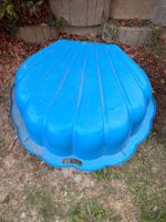 Bac à sable enfant forme coquillage bleu occasion