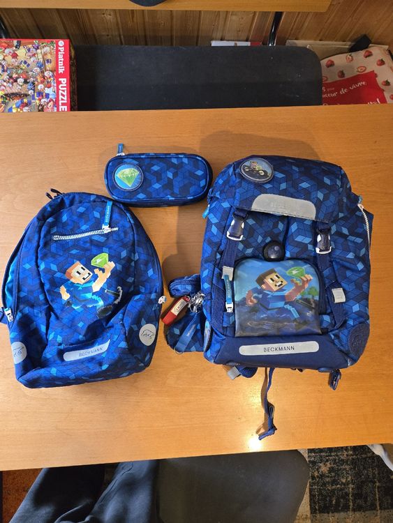 Beckmann Schulset Minecraft, 3-teilig, guter Zustand | Kaufen auf Ricardo