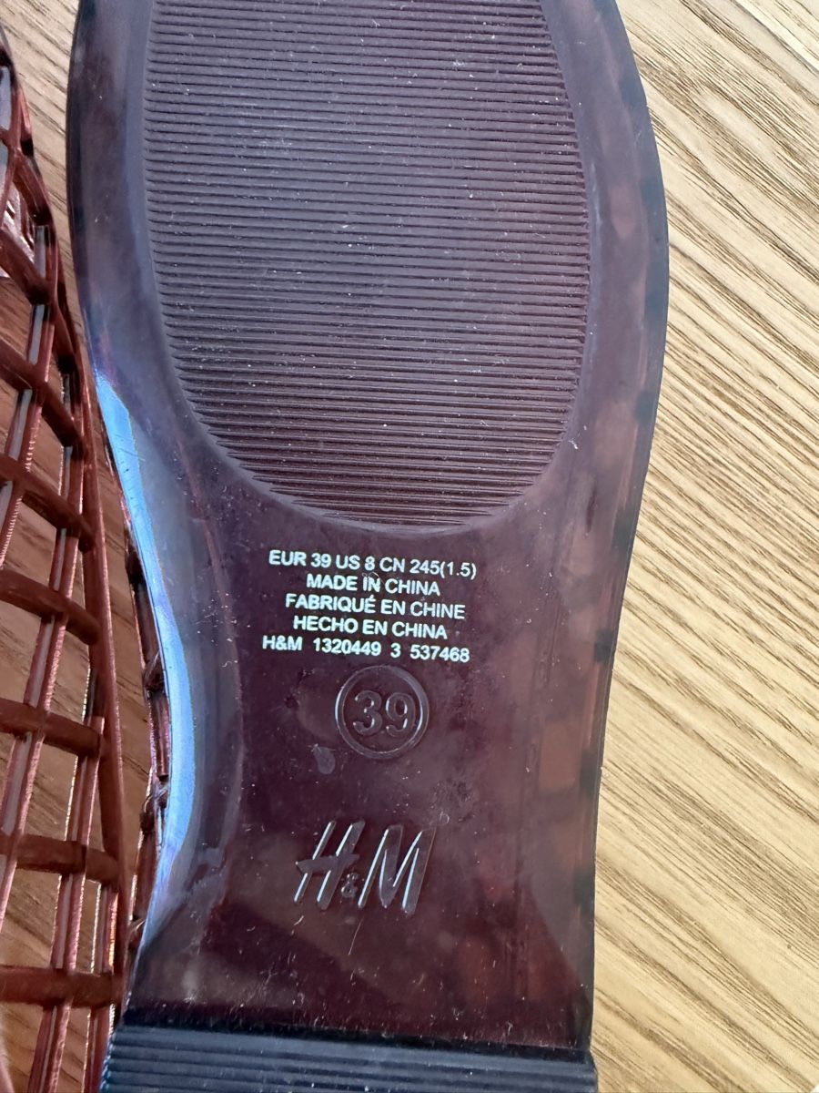 H&M Damenschuhe: Jelly eapadrilles H&M braun 39 – Neu (gemäss Beschreibung) aus Luzern von Aistee 4