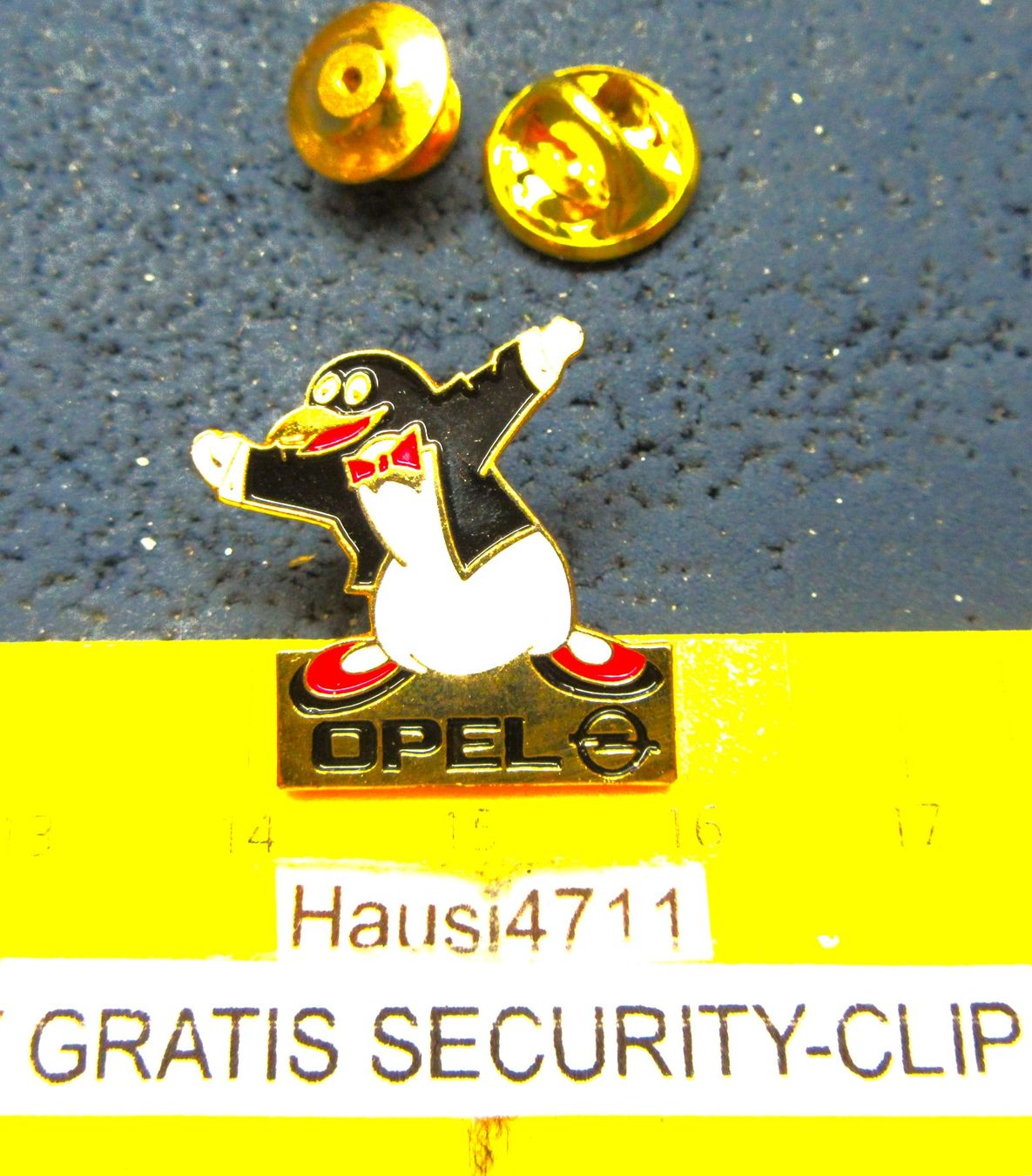 Opel Placchette & Badge: OPEL  SCHWEIZ AUTO PIN PINGUIN – Usato da Ettingen venduto da Hausi4711