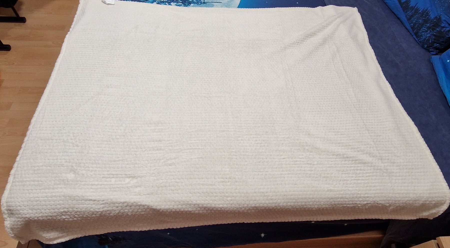 Coop Decken: Plaid blanc neuf – Neu (gemäss Beschreibung) aus Fleurier von Tortue26 1