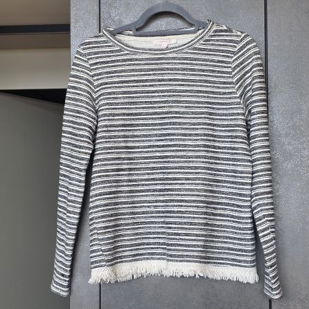 🐸 ESPRIT PULLOVER GEWEBT GESTREIFT BAUMWOLLE