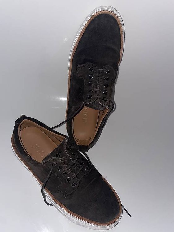 Joop Herren Sneaker 42 Wildleder Braun Schuhe neuwertig (Nuovo