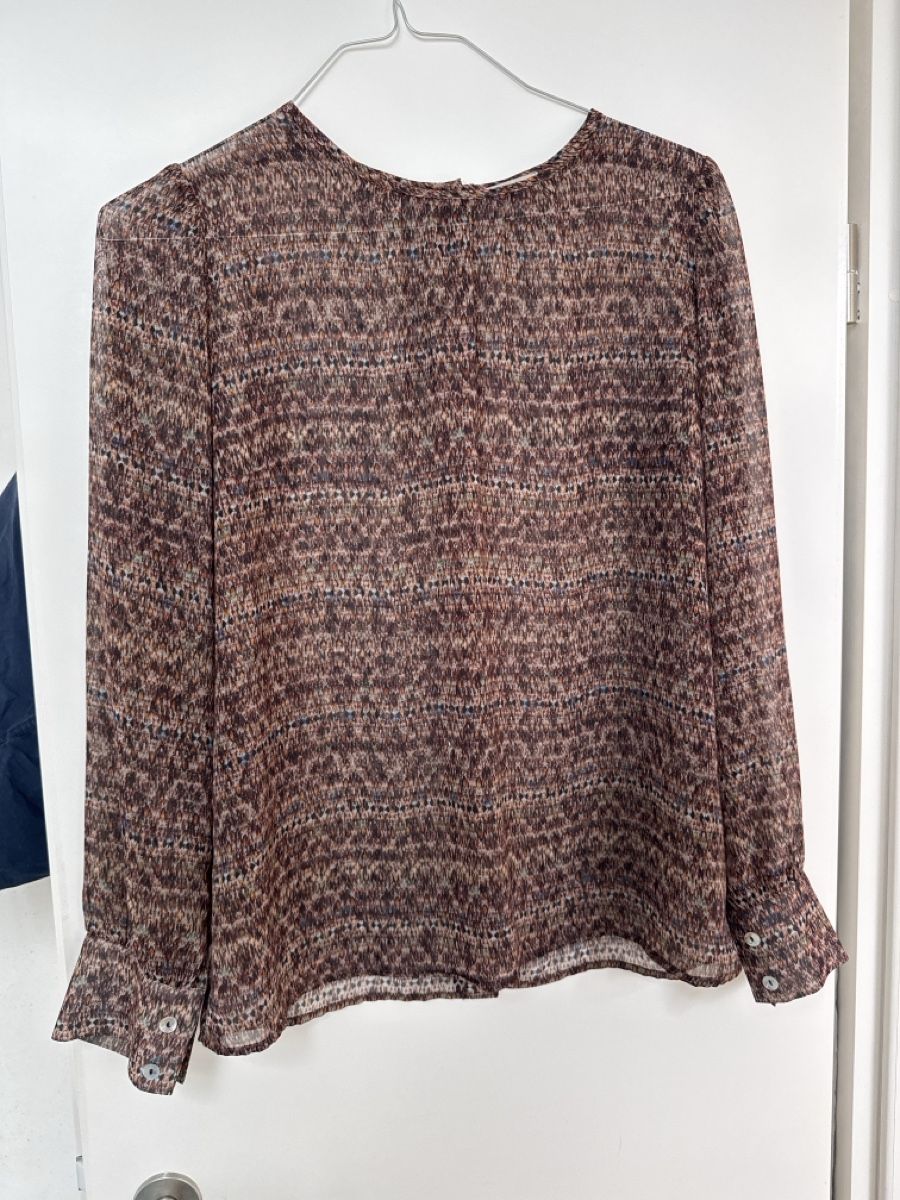 Camicette: Midinette Bluse langarm Grösse 40 Herbstfarben – Nuovo (secondo la descrizione) da Zürich venduto da Sigeli03 1