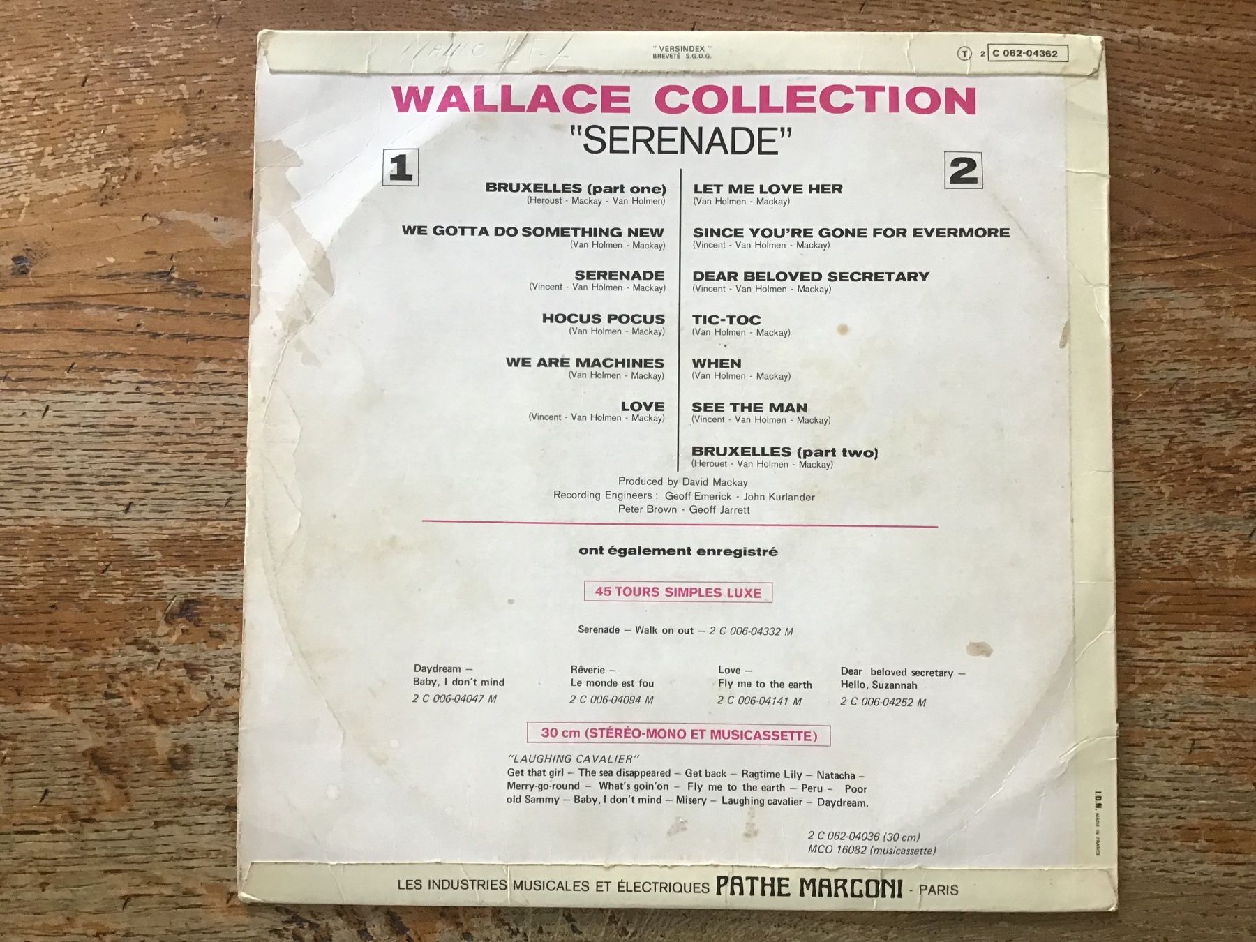 Dischi in vinile: LP Wallace Collection – Usato da Fully venduto da Ruby97 1